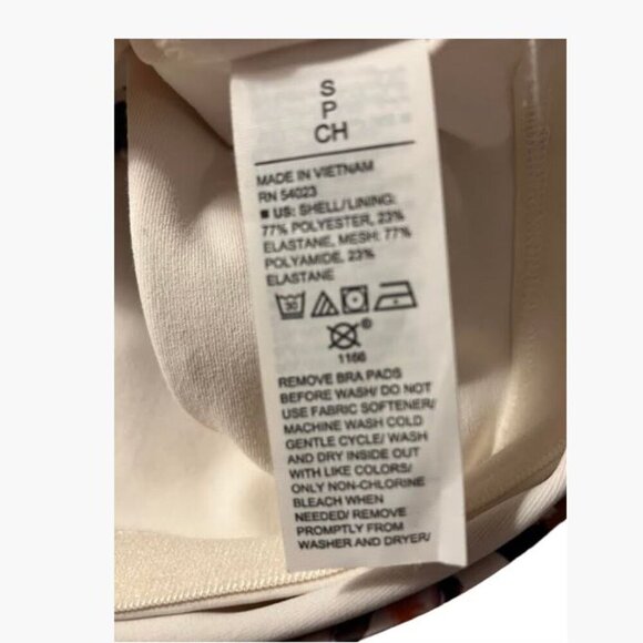 Old Navy Active Powersoft Floral Sports Top Size Small EUC - Picture 7 of 7